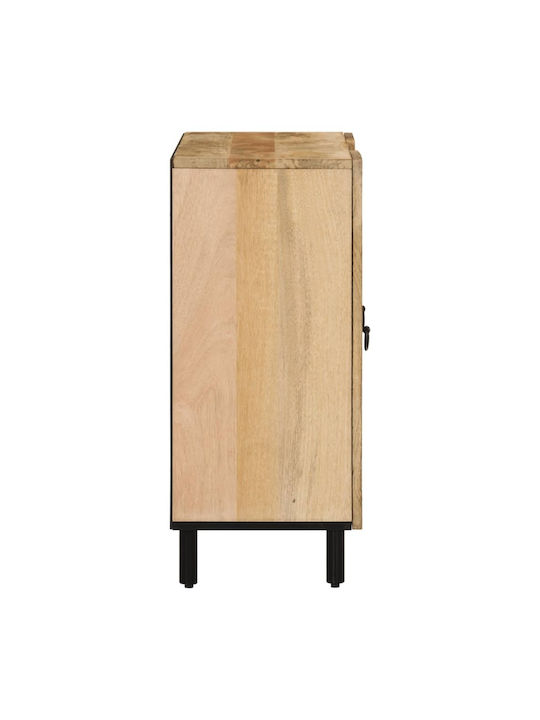 Cabinet Storage Made of Metal & Wood L90xW33xH75cm