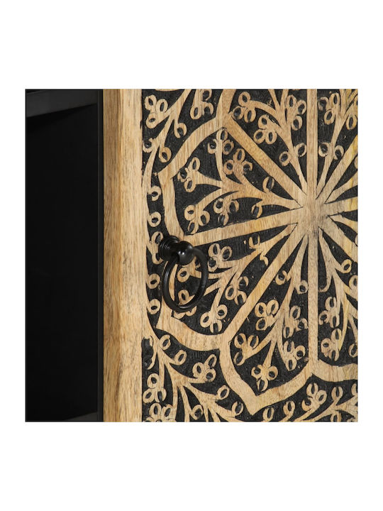 Cabinet Storage Made of Metal & Wood L90xW33xH75cm