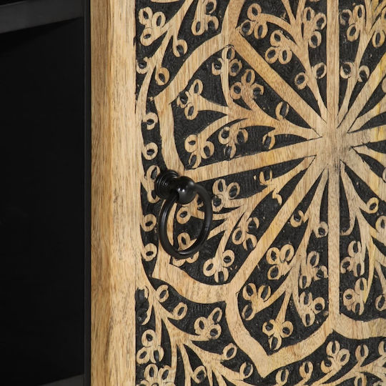 Cabinet de depozitare din metal și lemn L90xW33xH75buc