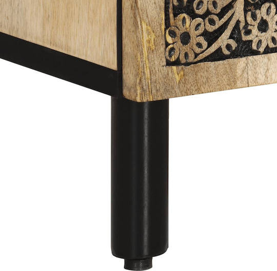Cabinet de depozitare din metal și lemn L90xW33xH75buc