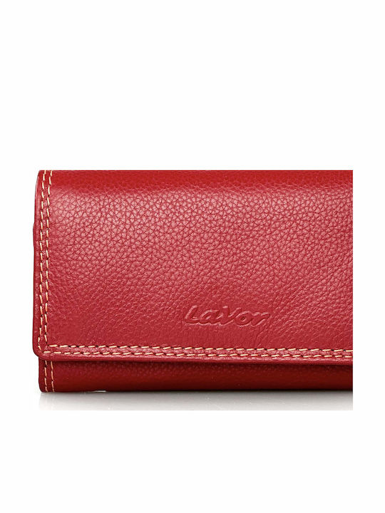 Lavor Leather Key Holder Unisex 1-7244 Red