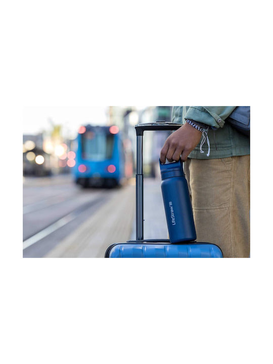 Lifestraw Παγούρι Ανοξείδωτο με Φίλτρο 650ml Μπλε