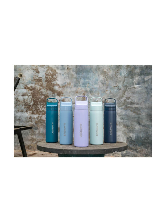 Lifestraw Παγούρι Ανοξείδωτο με Φίλτρο 530ml Μπλε