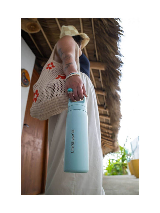 Lifestraw Бутилка Неръждаема стомана с филтър 530мл Зелен