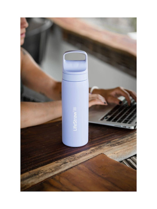 Lifestraw Παγούρι Ανοξείδωτο με Φίλτρο 530ml Μωβ