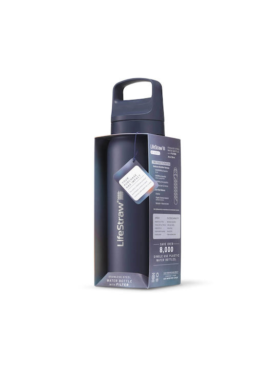 Lifestraw Παγούρι Ανοξείδωτο με Φίλτρο 650ml Μπλε