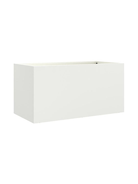 vidaXL Planter Box 62x30cm White 841590