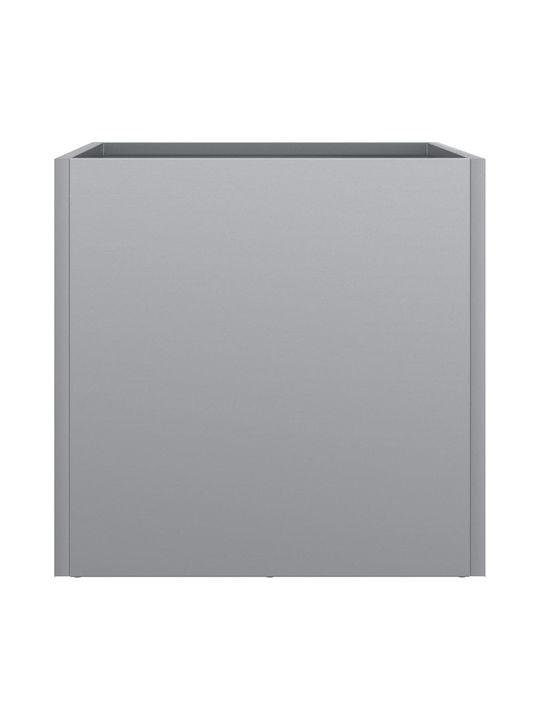 vidaXL Сребристо Комплект 2 Сандъчета Пластмасови Silver