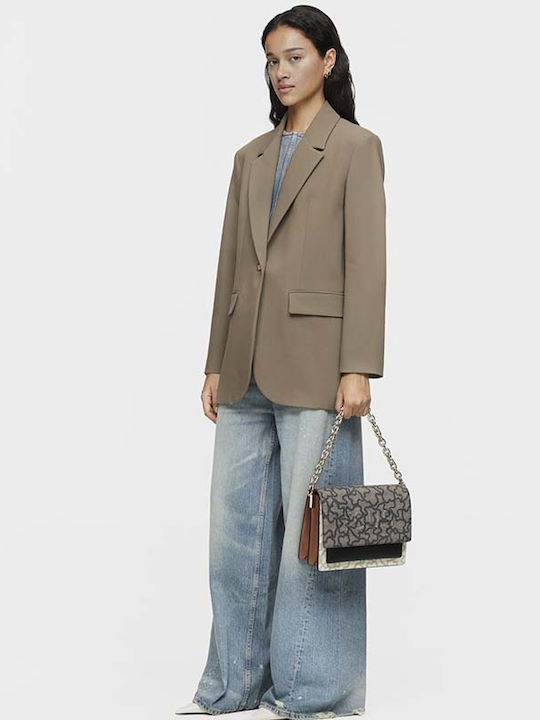 Toiletry Bag M.audree Chain K Icon in Beige color 26cm