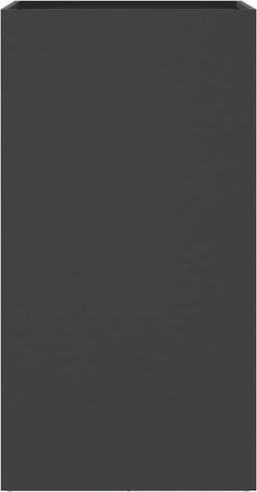 vidaXL Blumenkasten Kunststoff Black 42x75x38cm.