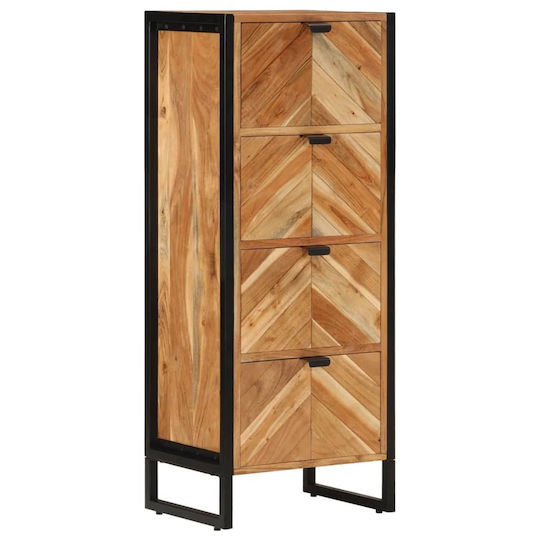 vidaXL Wood Bathroom Cabinet L40xW30xH100cm Brown
