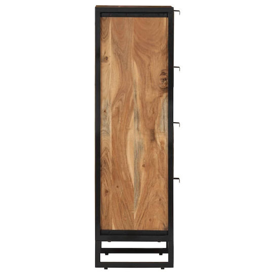 vidaXL Wood Bathroom Cabinet L40xW30xH100cm Brown