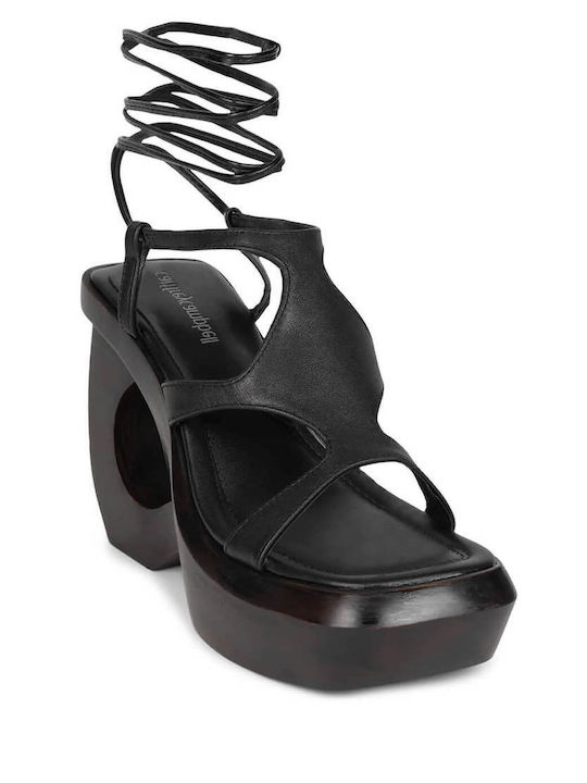 Jeffrey Campbell Women's Sandals with Laces Black