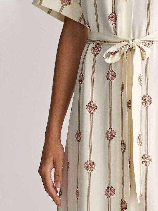 Summer Mini Shirt Dress Dress Ivoire