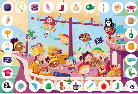 Puzzle Zoom: Piraten mit einer Lupe erforschen (24k) - Ludattica