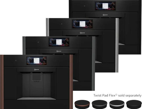 Neff Automatic Espresso Machine Built-in Pressure 19bar for Cappuccino with Grinder and Wi-Fi Brushed Bronze CL9TX11Y0 + ZC045BY0