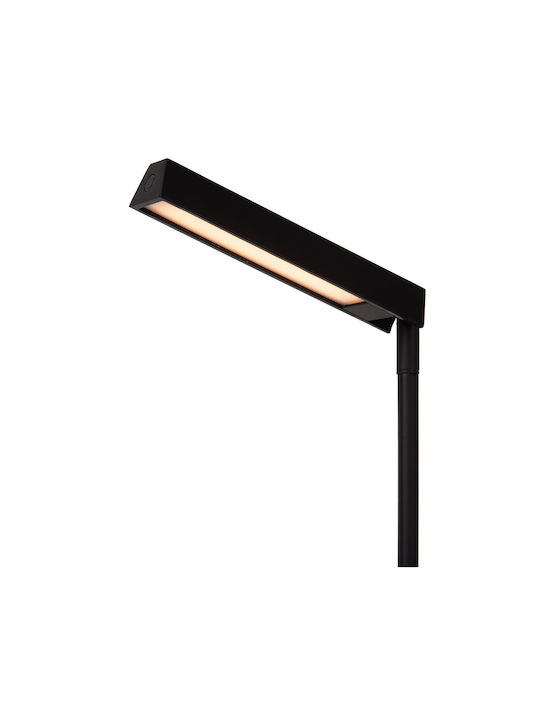 Lucide Lightning Μεταλλικό Πορτατίφ LED με Μαύρο Καπέλο και Βάση