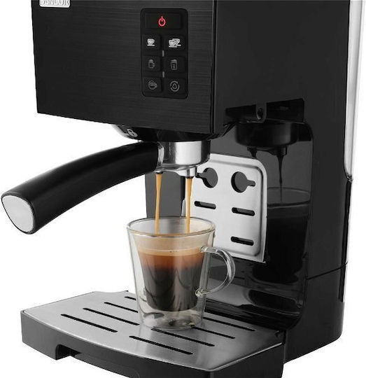 Sencor Automatic Espresso Machine 1450W Pressure 20bar for Cappuccino Black SES 4050SS-EUE3