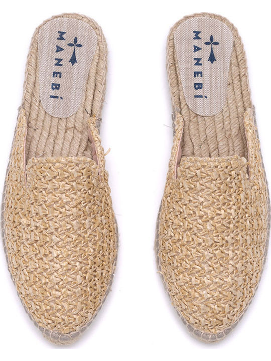 Acapulco Flat Mules σε Μπεζ Χρώμα
