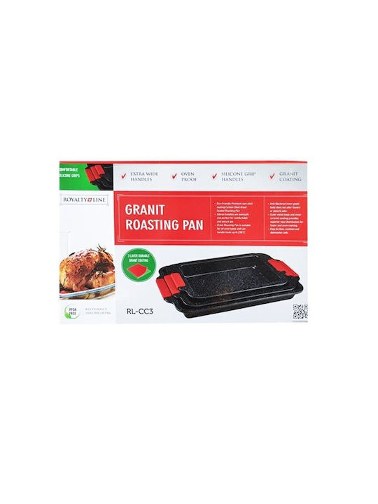 Mr Grill Aluminum Rectangular Baking Pan with Non-stick Coating