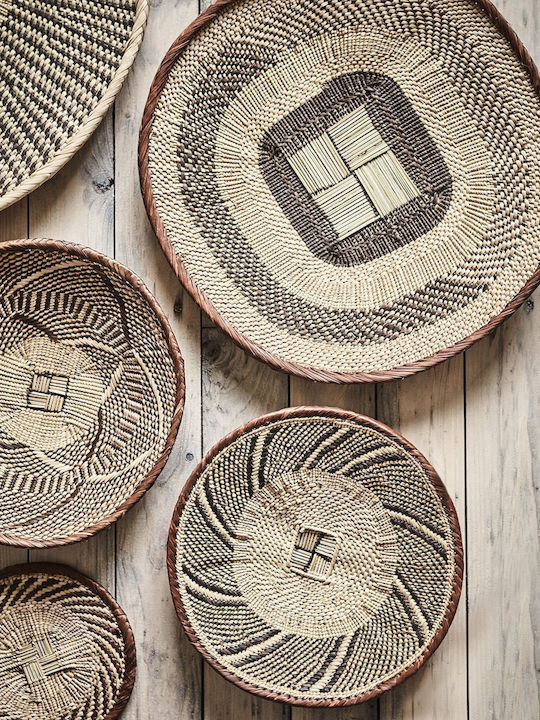 Tribe Disc mit gemischten natürlichen Farben 65x5cm.
