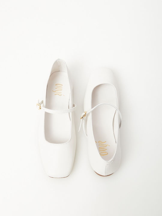 Damen Ballerinas in Weiß Farbe