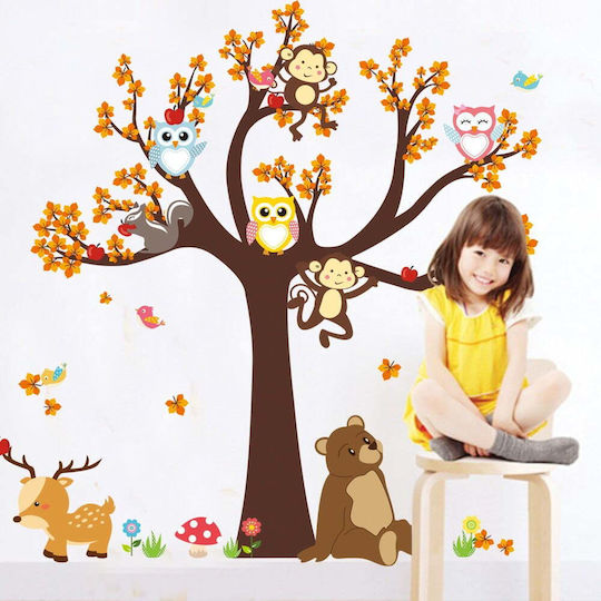Autocolant Decorativ pentru Copii Perete 100x100buc