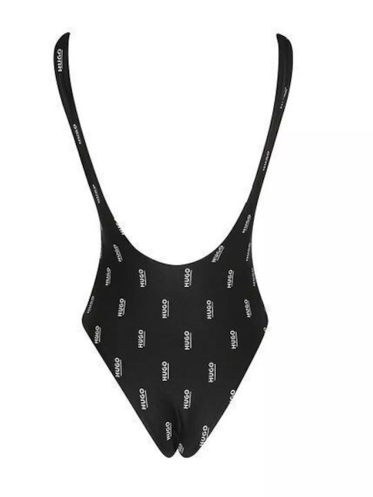 Hugo Boss One-Piece Swimsuit Black