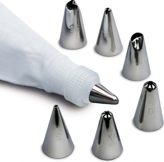 Ibili Ibili Spritzbeutel Metallisch 2cm Set