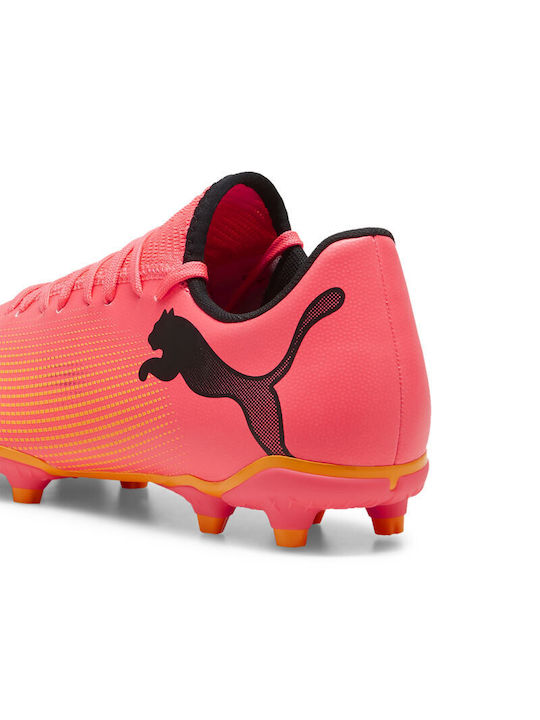 Puma Future 7 Play FG/AG Scăzut Pantofi de Fotbal cu clești Negre