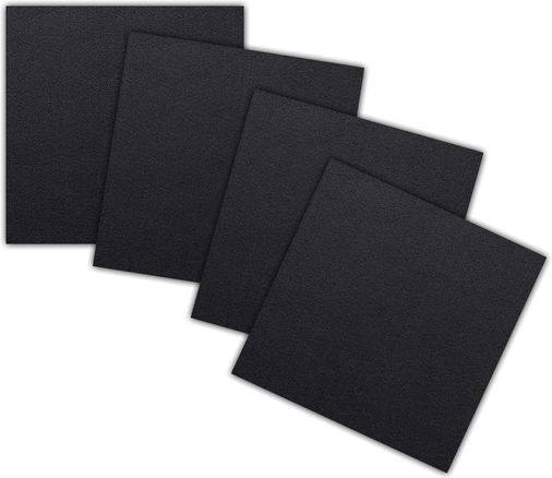 1 pc. Chocha sheet Black 1mm 30x30cm