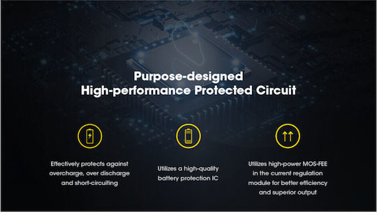 NiteCore Επαναφορτιζόμενη Μπαταρία 18650 4000mAh 3.6V 1τμχ