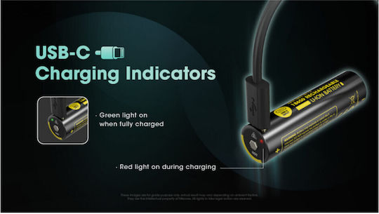 NiteCore Презареждаща батерия 18650 Li-ion 3600mAh 5V 1бр
