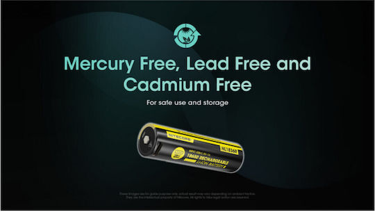 NiteCore Презареждаща батерия 18650 Li-ion 3600mAh 5V 1бр