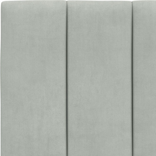 vidaXL Fabric Bed Headboard Pillow Light Gray 90x45cm