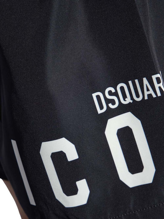 Be Icon Costum De Baie Bărbați Pantaloni Scurți Negru/Alb