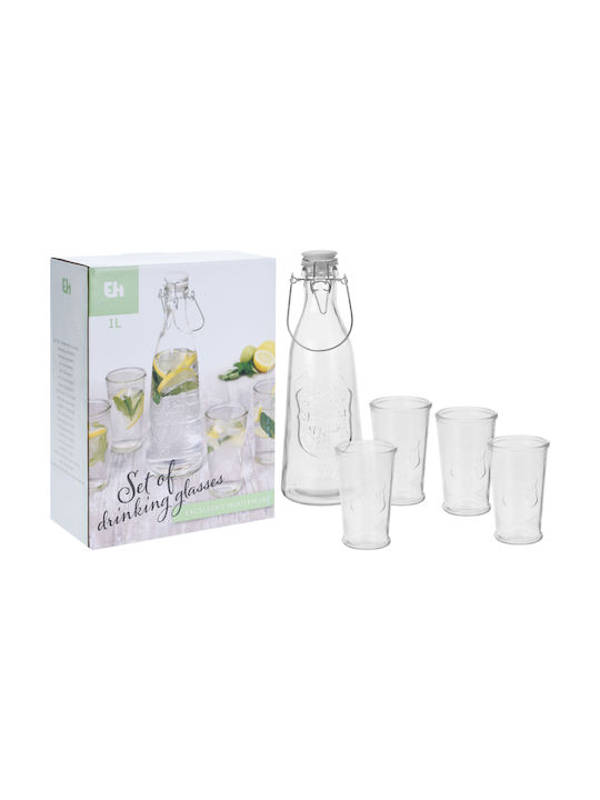 Excellent Houseware Krug Glas 1000ml 1Stück