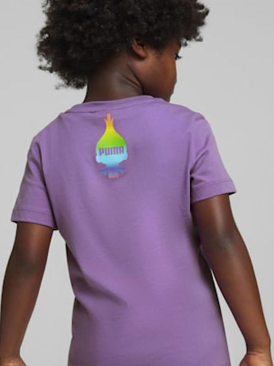 Kinder-T-Shirt Lila