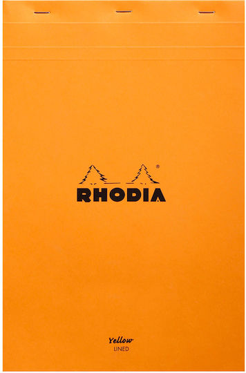 Rhodia No19 Bloc Notes 80 Foi Portocaliu