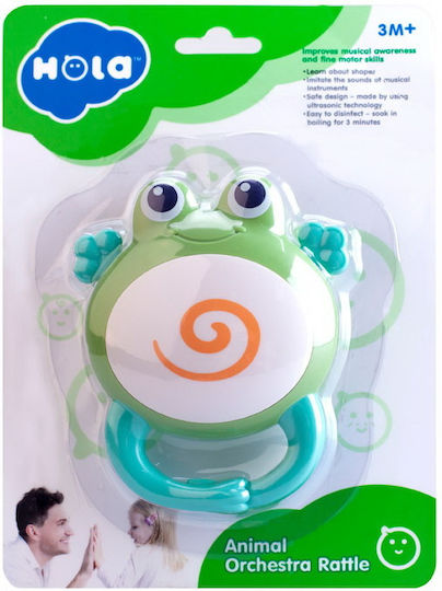 Hola Toys Κουδουνίστρα για 3+ Μηνών