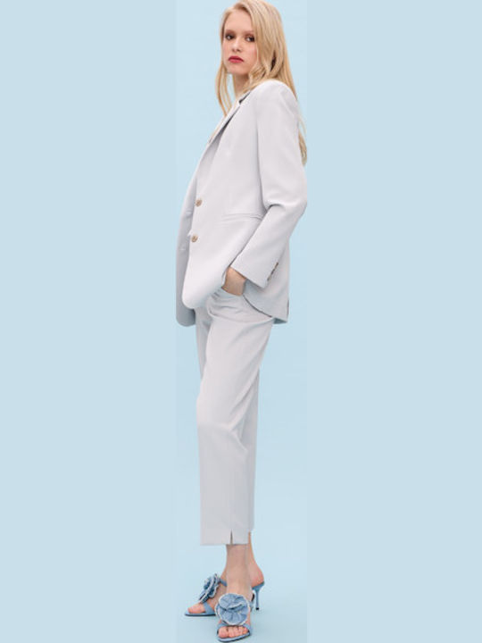 Passager Women's Waisted Blazer Grey Passager Women's Waisted Blazer Grey