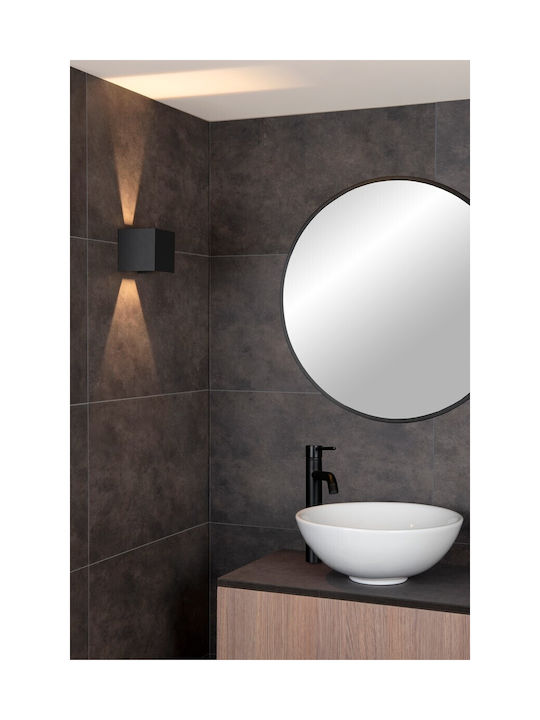 Lucide Lightning Einzel LED Warmes Weiß Spot in Schwarz Farbe