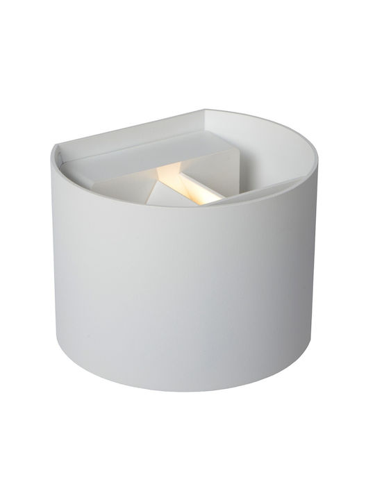 Lucide Lightning Μονό LED Θερμό Λευκό Σποτ σε Λευκό Χρώμα