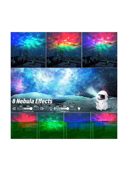 Kids Night Light Astronaut LED with Color Changes - Nebula Astronaut Projector