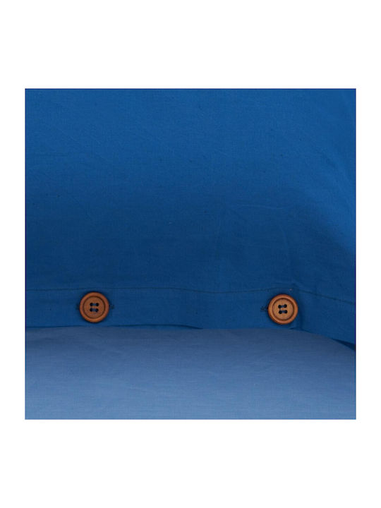Heinner Σετ Σεντόνια Διπλά 200x220εκ. Blue (4τμχ)