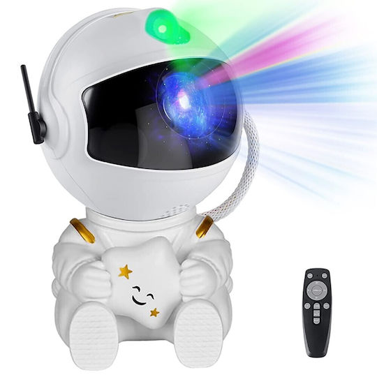 Lumină de noapte pentru copii Astronaut LED cu schimbare de culori - Proiector Nebuloasă Astronaut