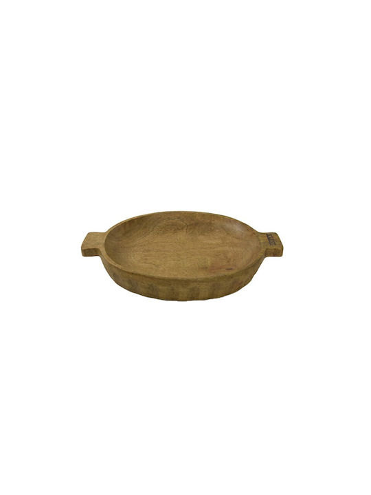 Nakaro Wood Купа за сервиране Кръгла