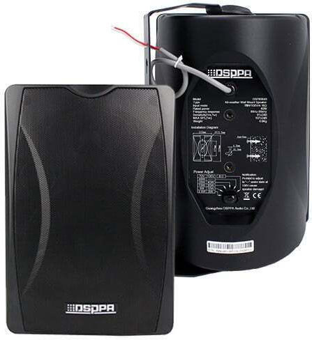DSPPA Επιτοίχια Ηχεία 40W (Ζεύγος) Μαύρα