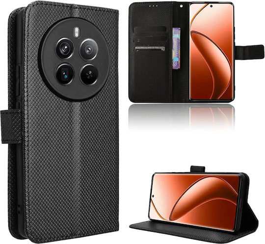 Wallet Piele artificială Negru (Xiaomi 12 Pro)