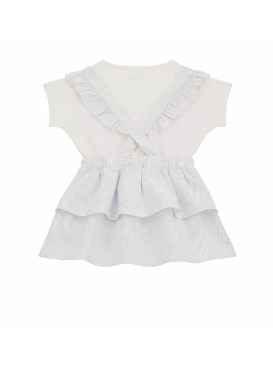 Guess Kids Set with Skirt Summer 2pcs White